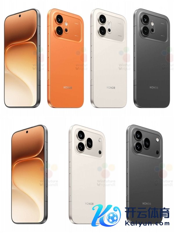 荣耀600系列来了：横向大矩阵镜头+橙色机身 果味拉满