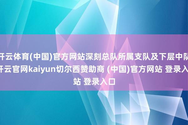 开云体育(中国)官方网站深刻总队所属支队及下层中队-开云官网kaiyun切尔西赞助商 (中国)官方网站 登录入口